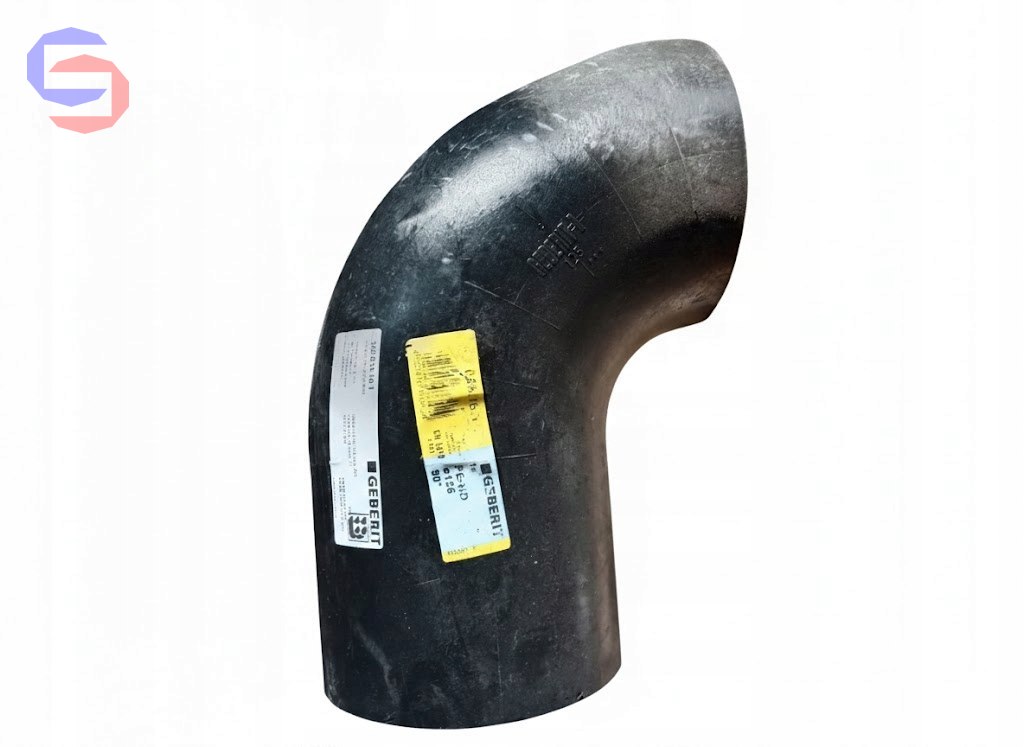 Kolano Geberit HDPE 90° 125mm używane